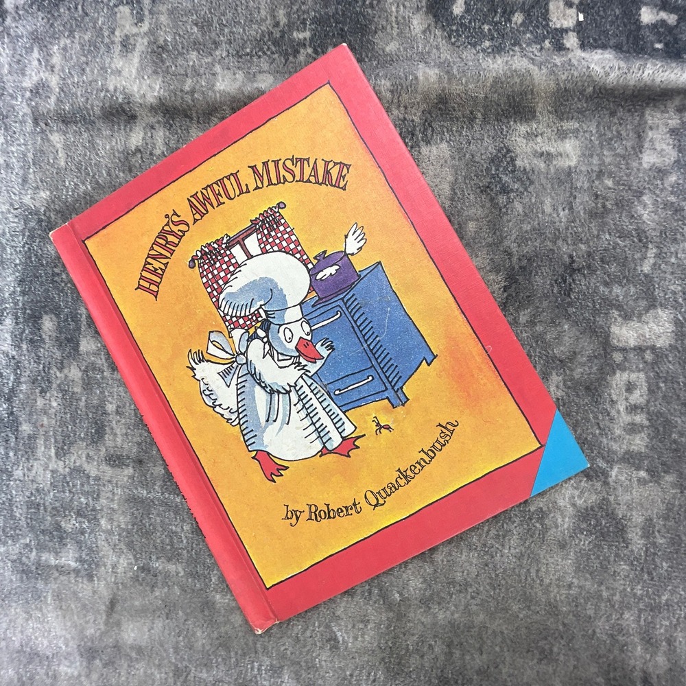 Vtg Henry's Awful Mistake Robert Quackenbush Hardcover Book Children